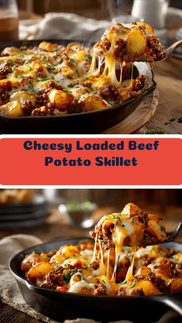 loaded potato skillet with beef recipe