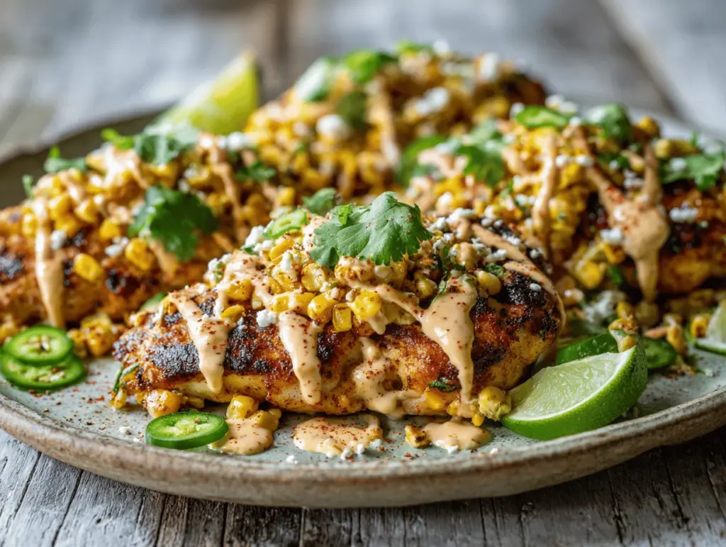 Mexican street corn chicken - featured image