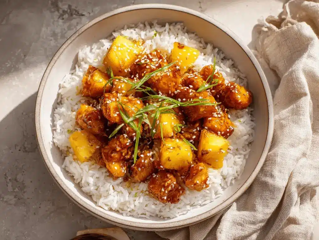 pineapple teriyaki chicken - featured image