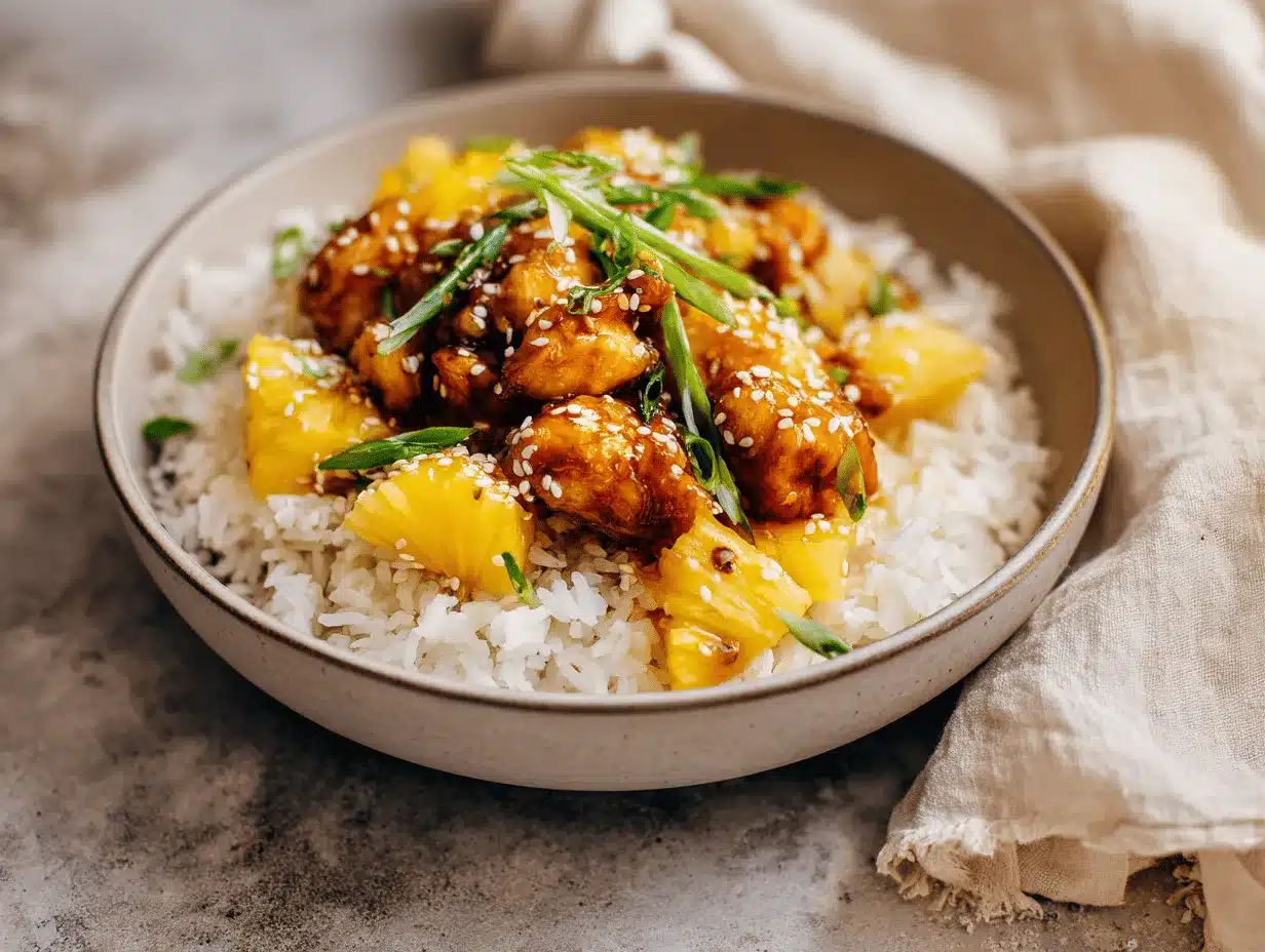 pineapple teriyaki chicken preparation steps
