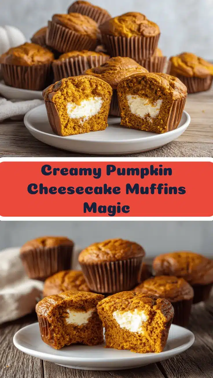 pumpkin cheesecake muffins recipe