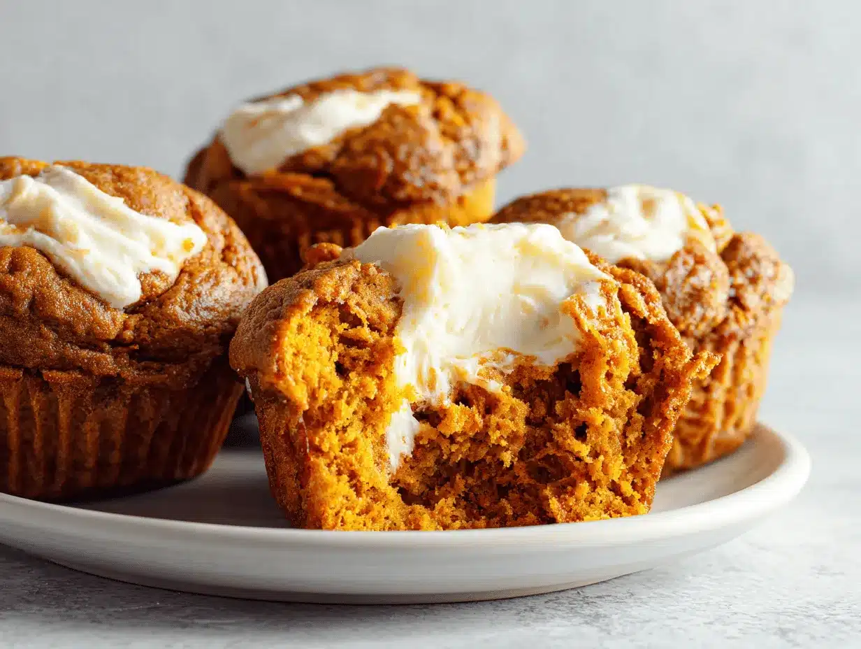 pumpkin cream cheese muffins preparation steps