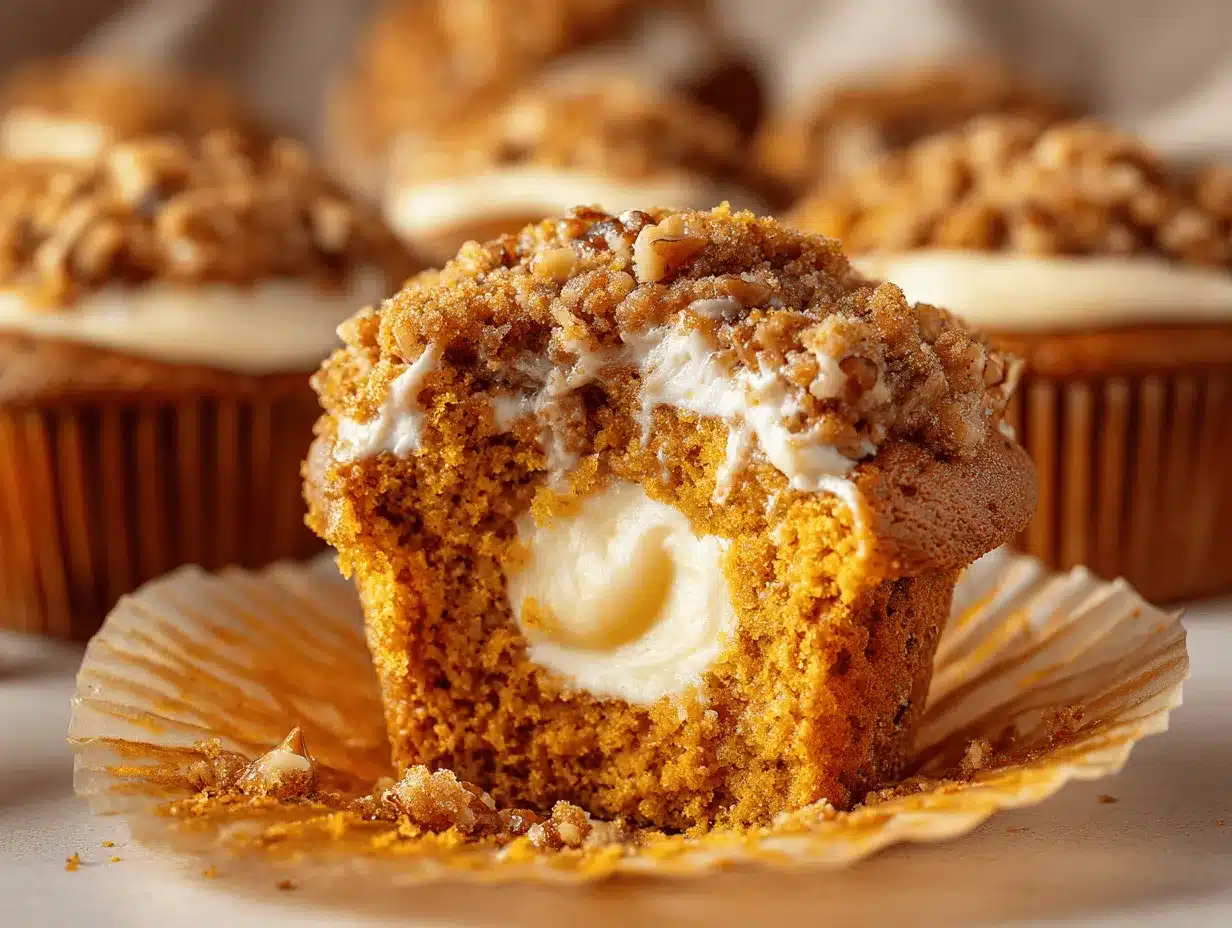 pumpkin cream cheese muffins preparation steps