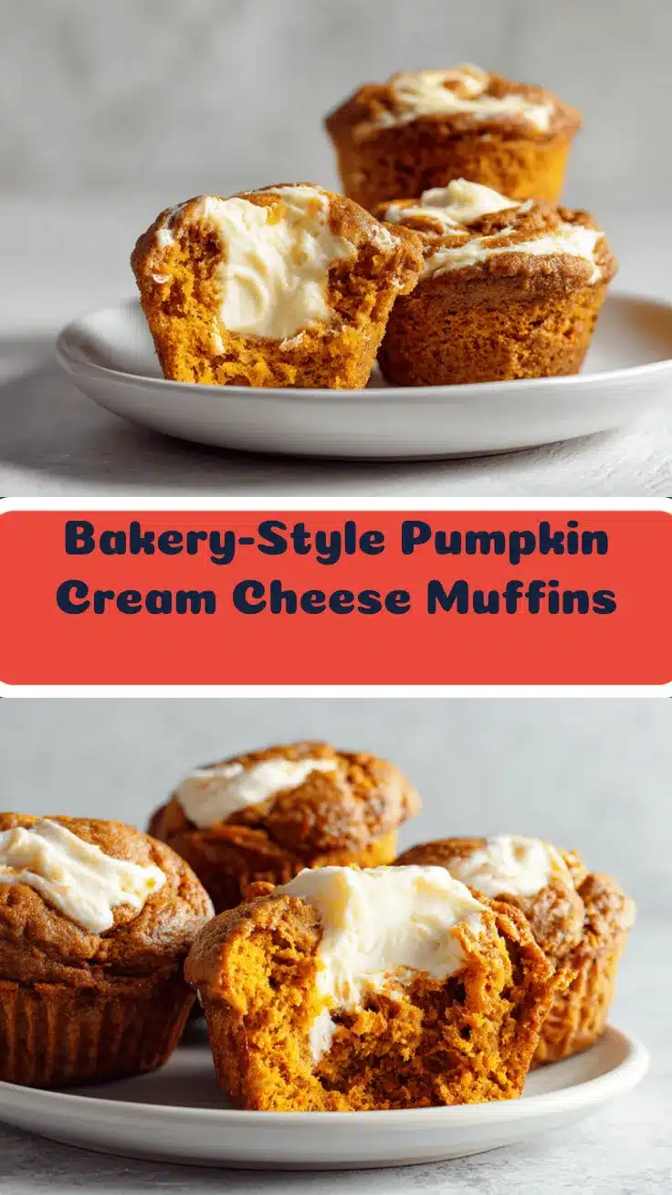 pumpkin cream cheese muffins recipe