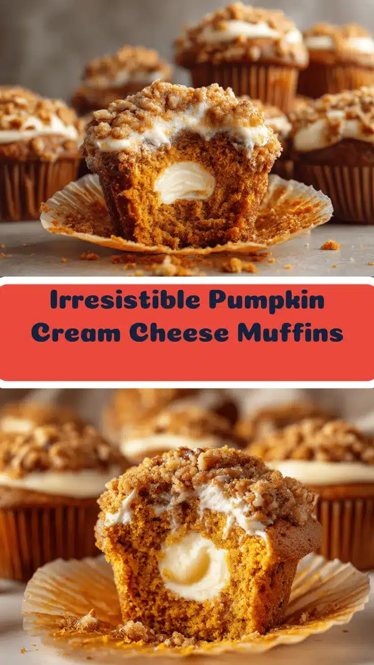 pumpkin cream cheese muffins recipe