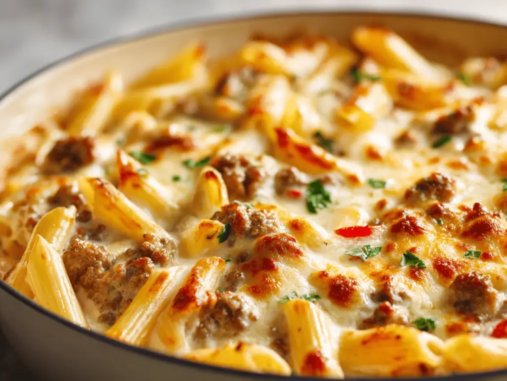 Rotel pasta with ground beef - featured image