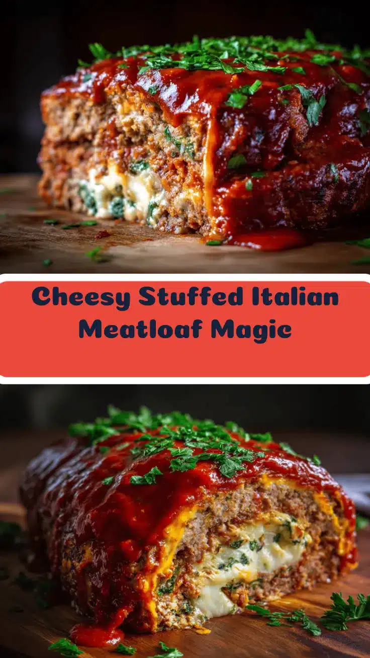 stuffed Italian meatloaf recipe