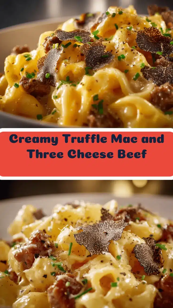 truffle mac and beef recipe