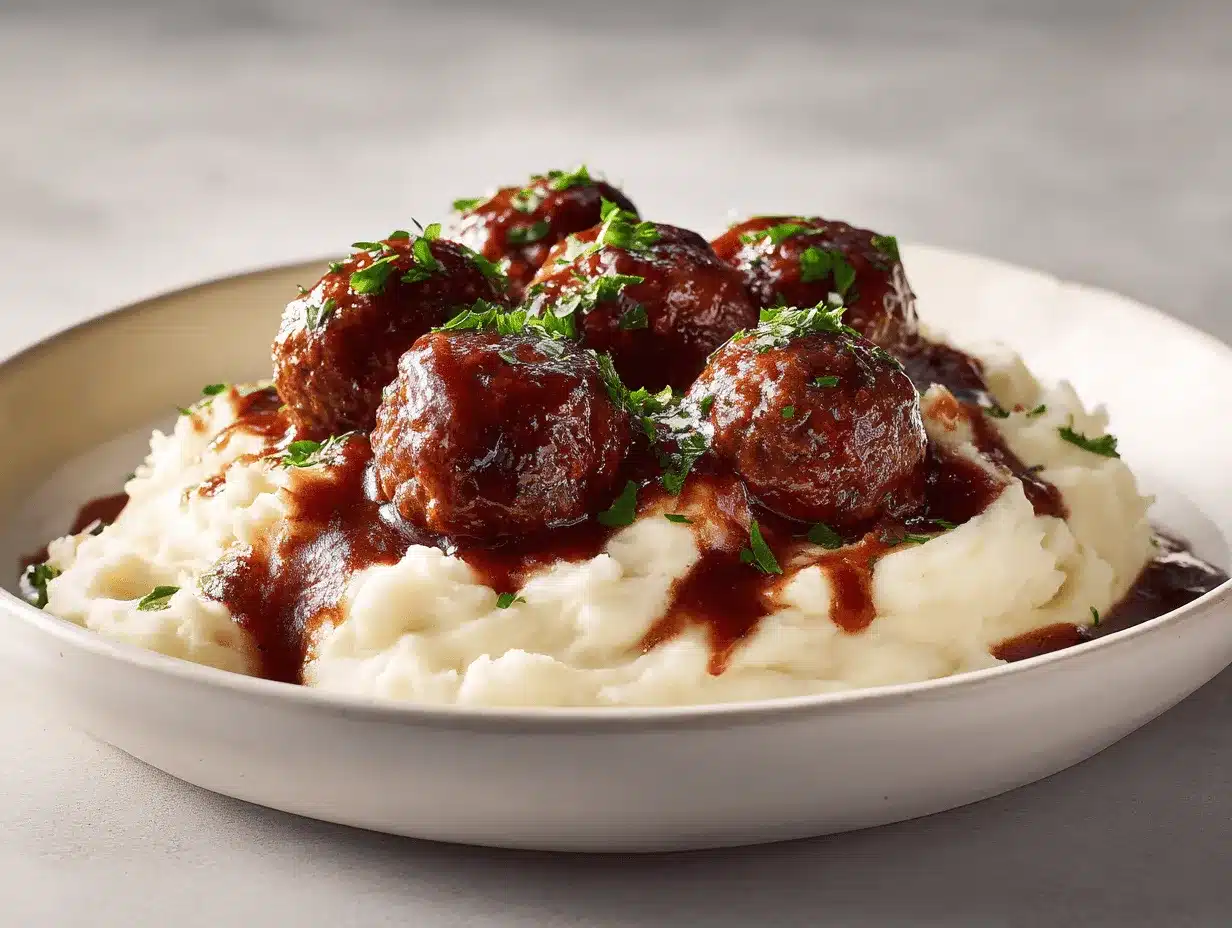 wine-braised meatballs preparation steps