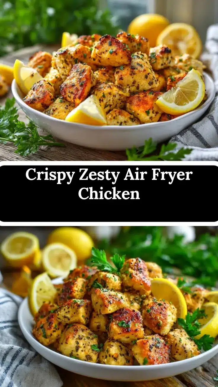 Air Fryer Lemon Chicken Bites recipe