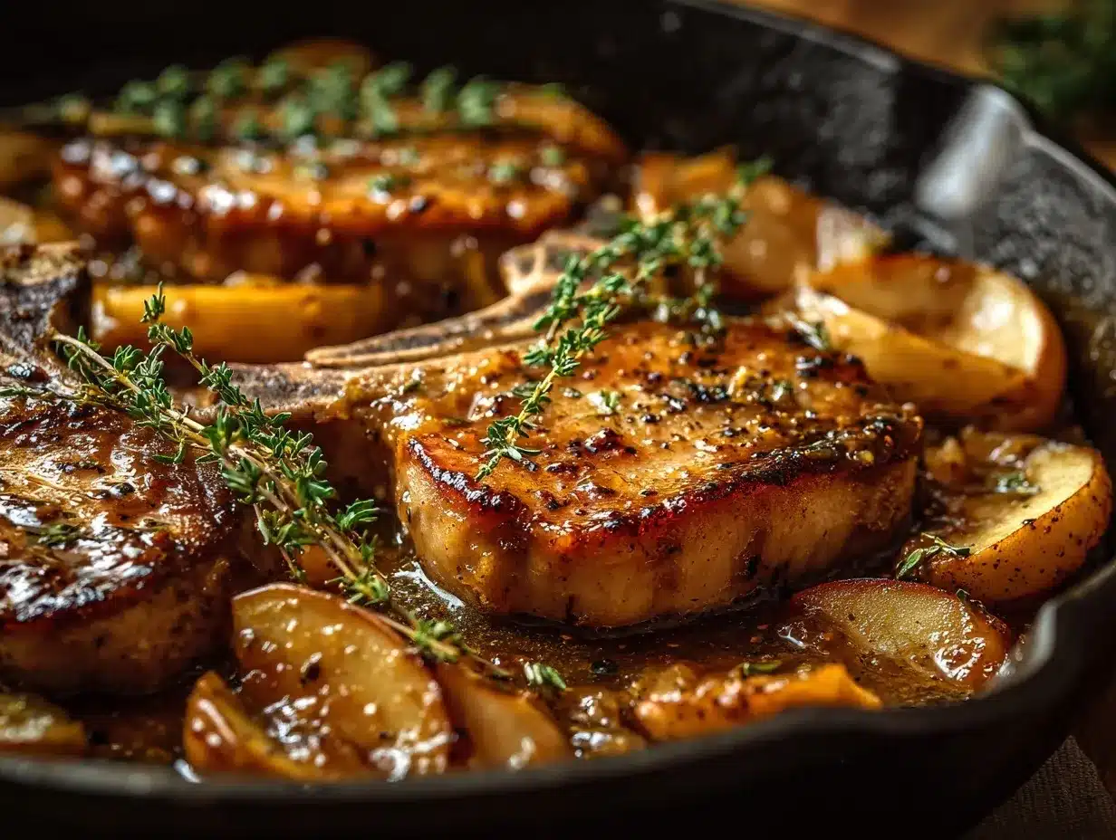 Apple Butter Pork Chops preparation steps