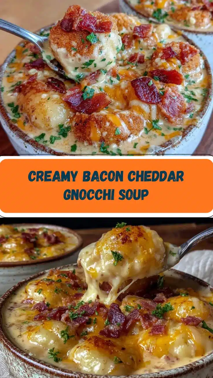 bacon cheddar gnocchi soup recipe