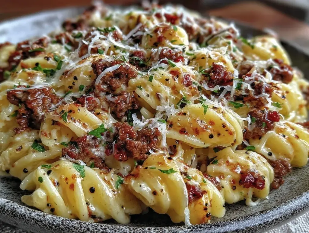 beef and rotini recipe - featured image