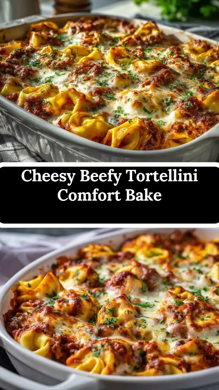 Beefy Tortellini Bake recipe