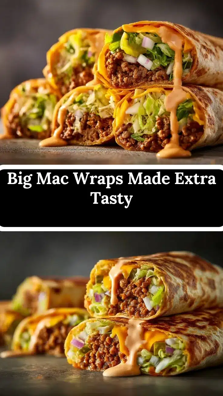 Big Mac Wraps recipe