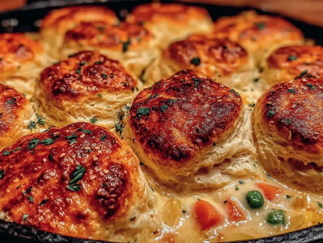 biscuit chicken pot pie preparation steps