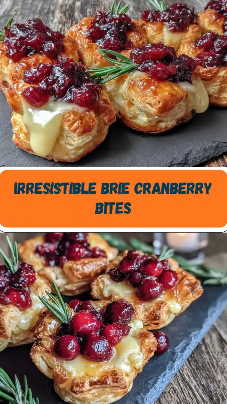 Brie and Cranberry Bites recipe