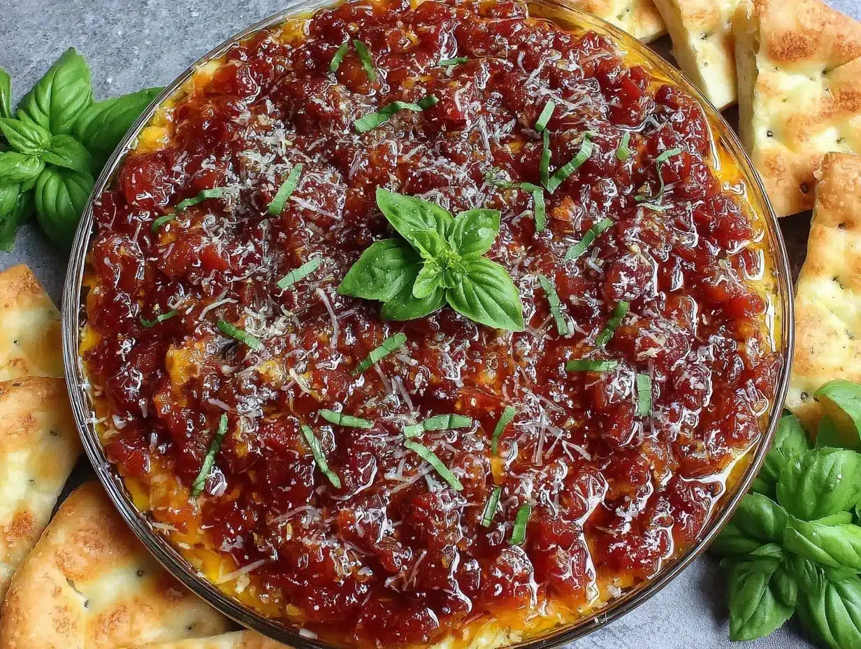 bruschetta dip preparation steps