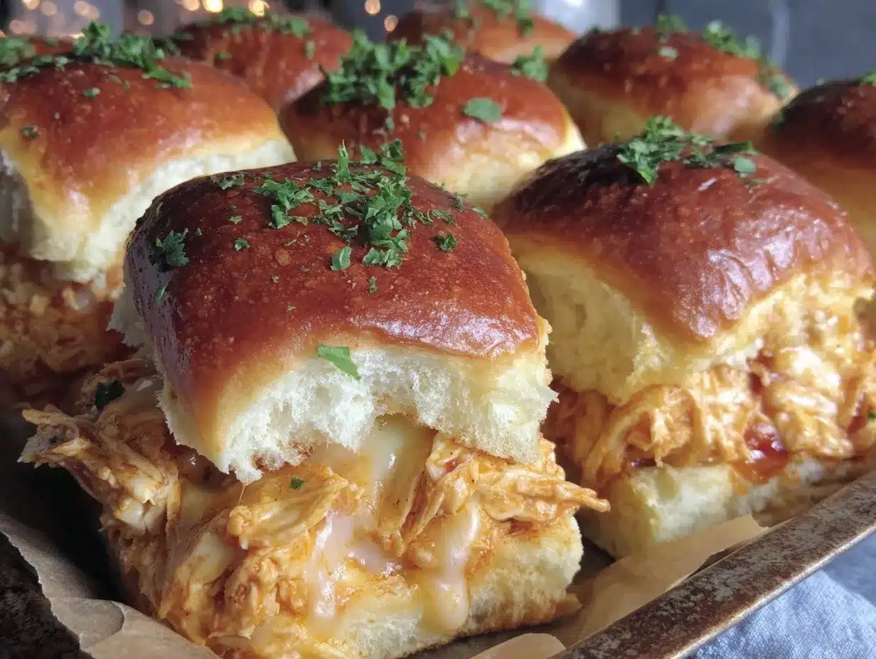 buffalo chicken sliders preparation steps