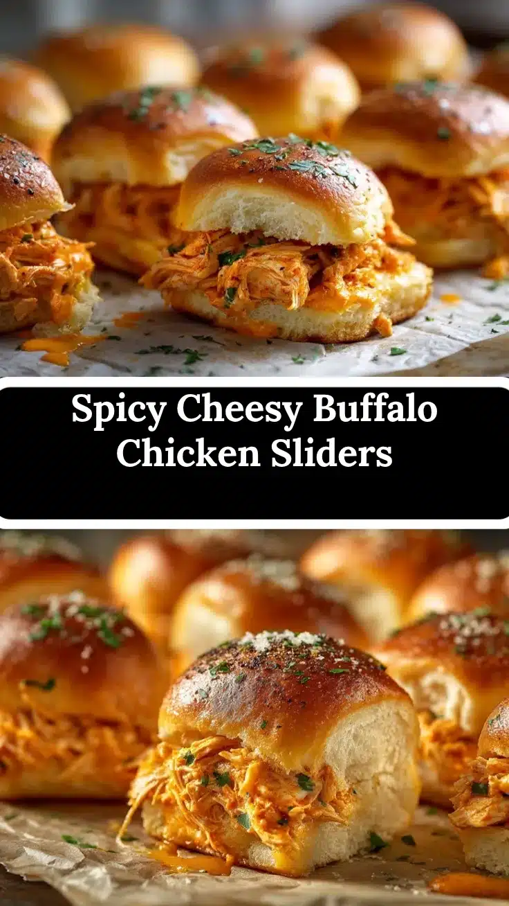 Buffalo chicken sliders recipe