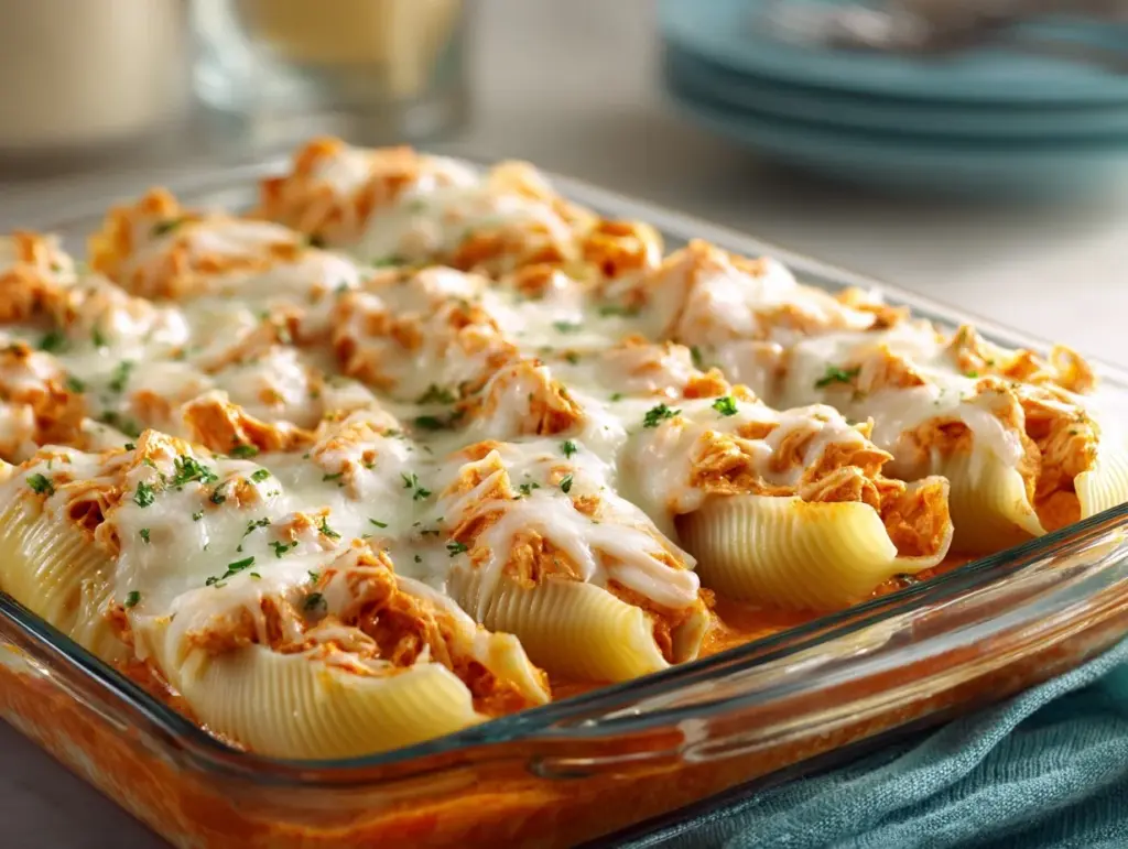 Buffalo Chicken Stuffed Shells - featured image