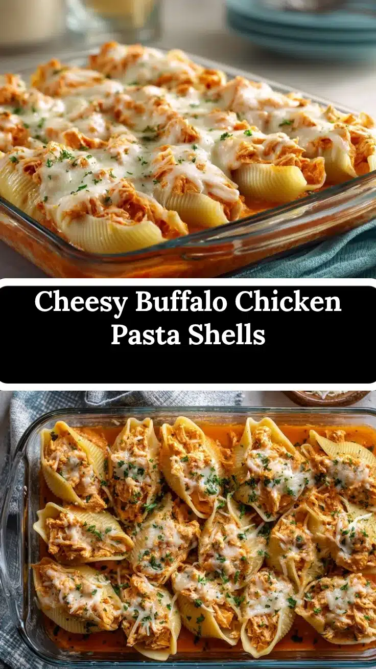 Buffalo Chicken Stuffed Shells recipe