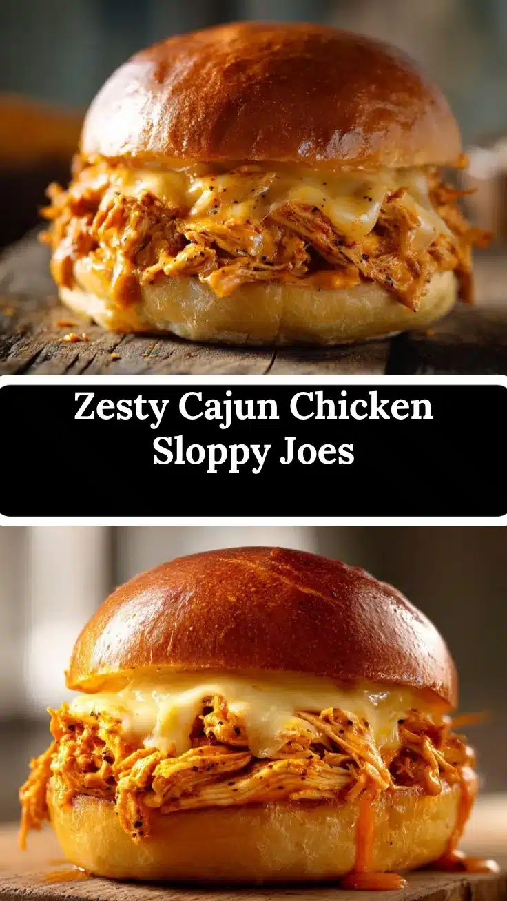 Cajun Chicken Sloppy Joes recipe