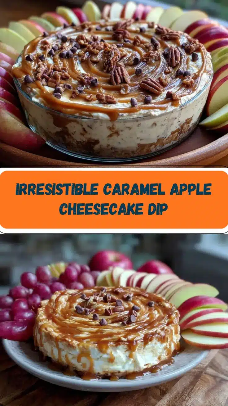 Caramel Apple Cheesecake Dip recipe
