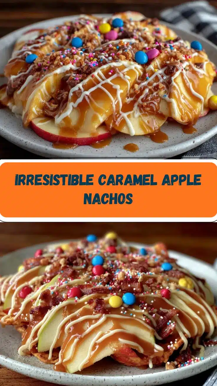 caramel apple nachos recipe