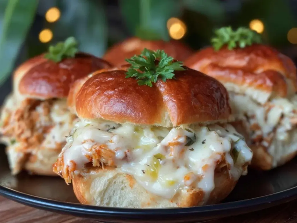 Chicken Alfredo Sloppy Joes - featured image