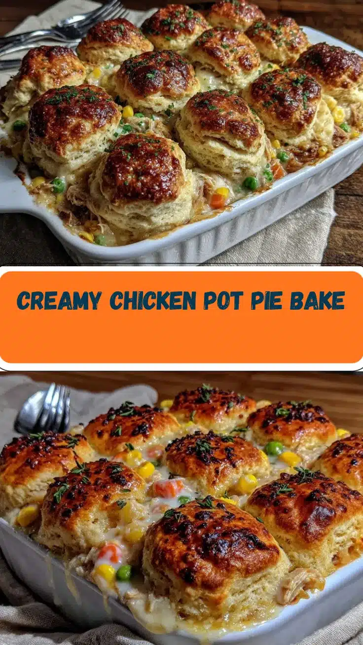 chicken pot pie casserole recipe