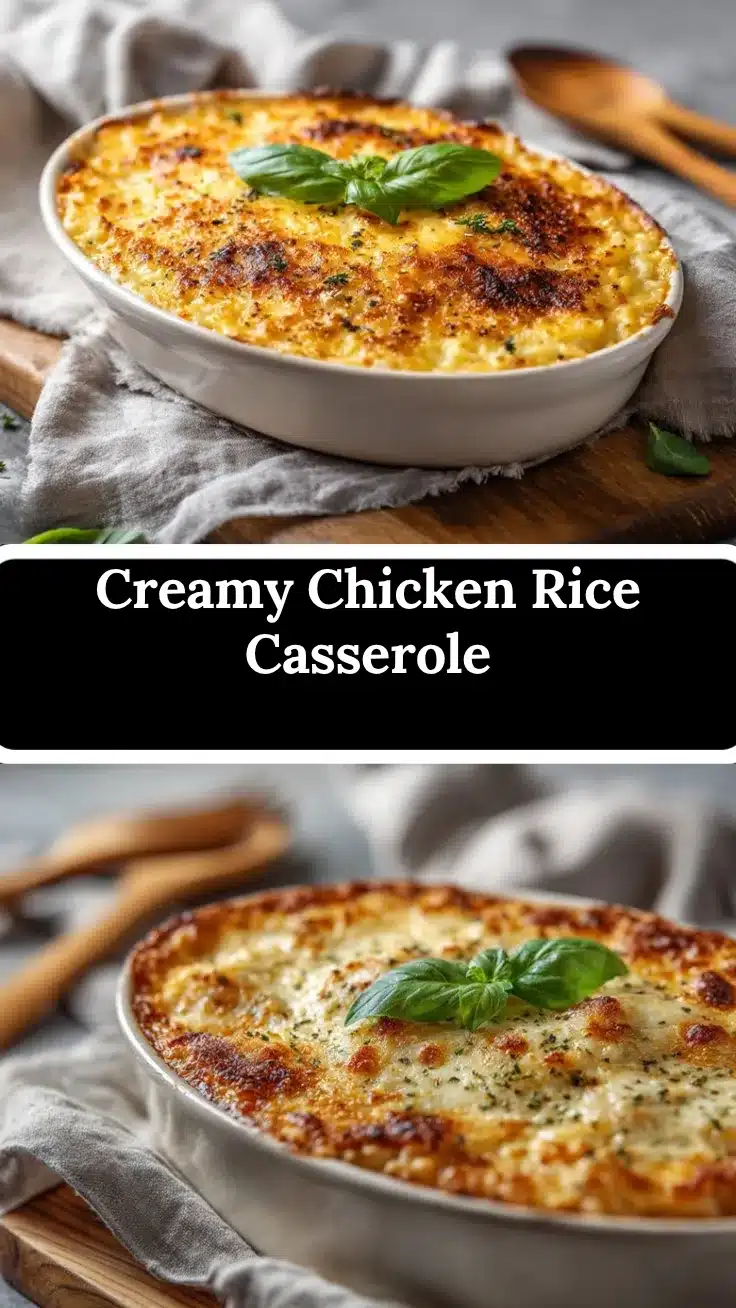chicken rice casserole recipe