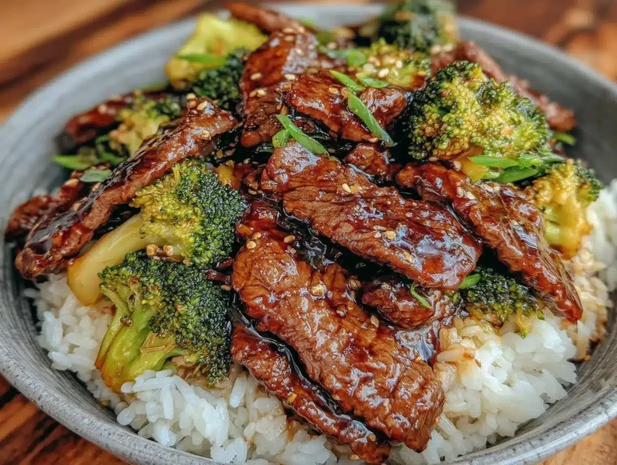 Chinese Beef and Broccoli preparation steps