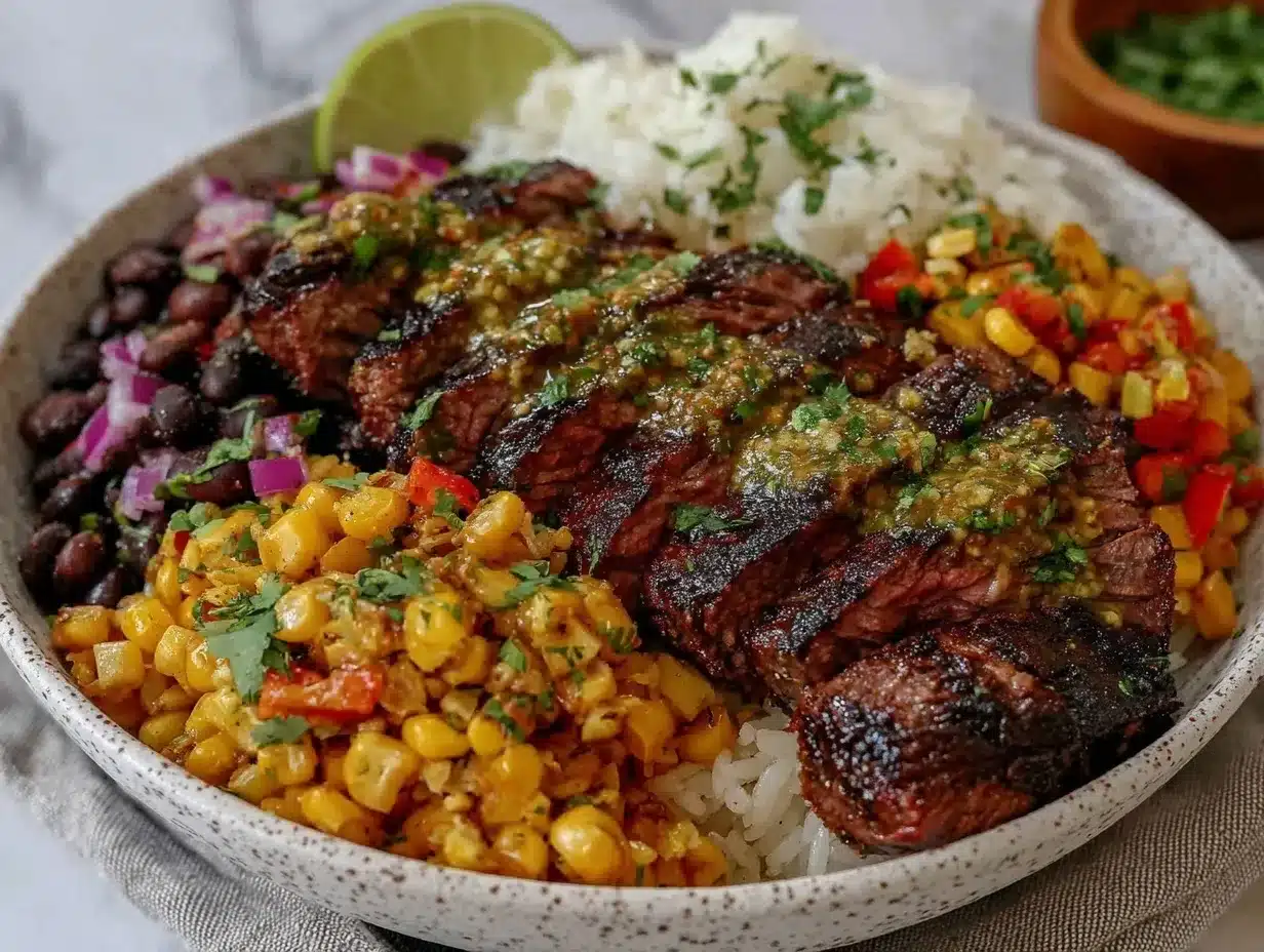 cilantro lime steak bowls preparation steps