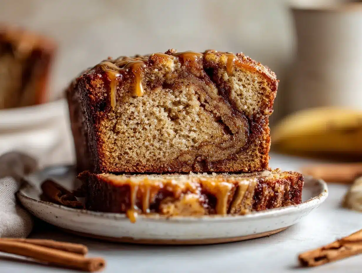 Cinnamon Swirl Banana Bread preparation steps