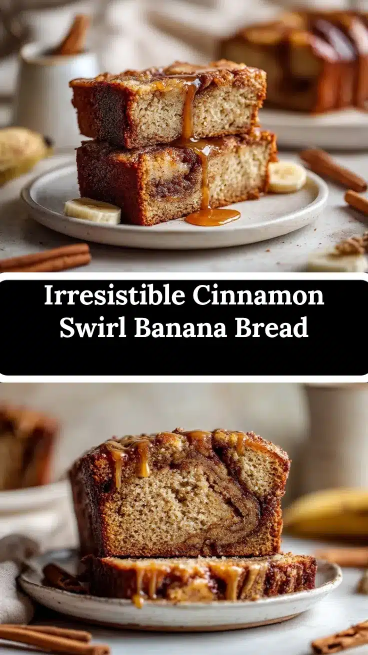 Cinnamon Swirl Banana Bread recipe