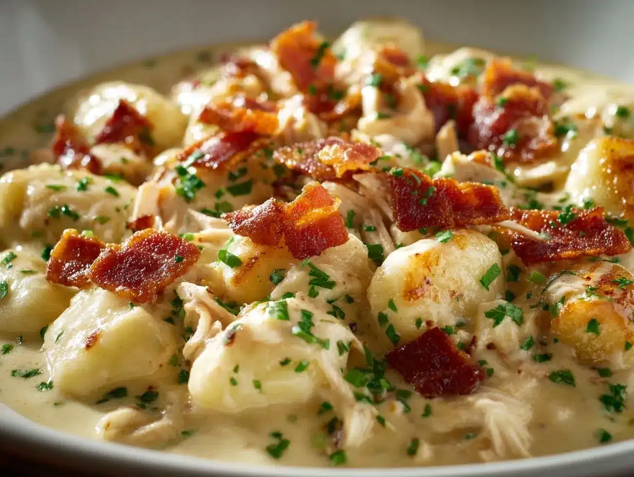 crack chicken gnocchi preparation steps