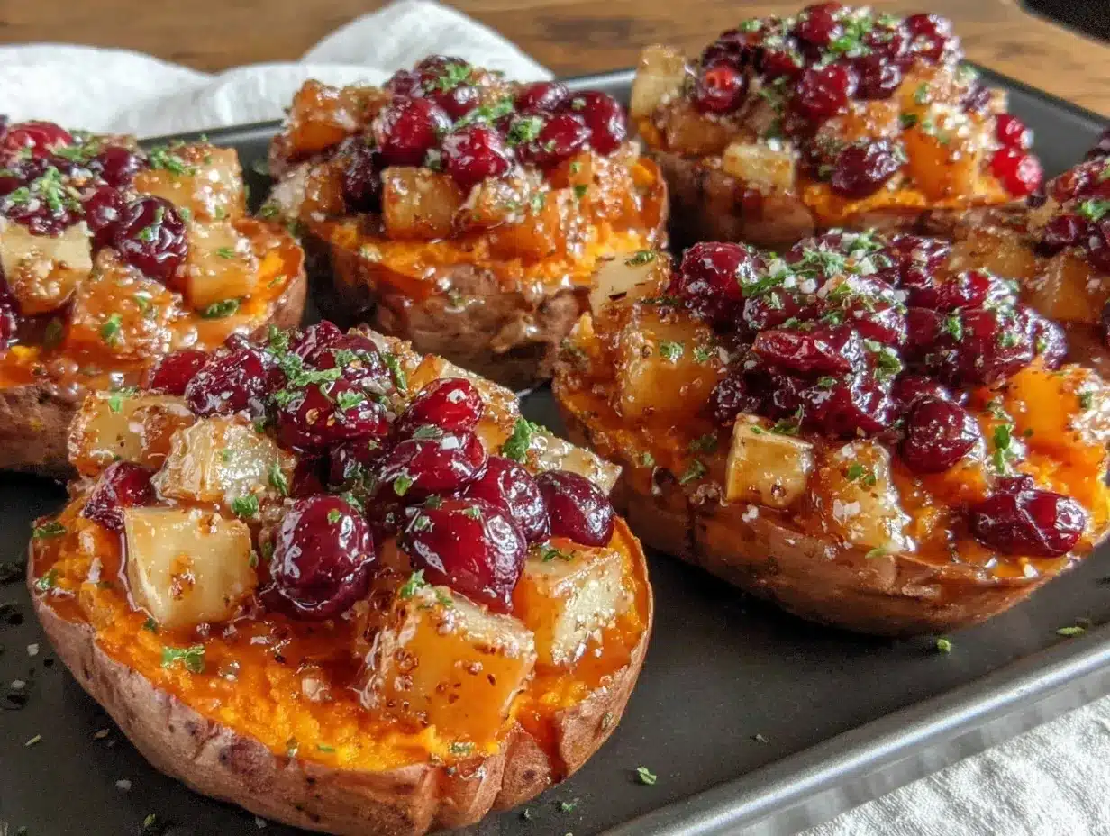 cranberry apple sweet potatoes preparation steps