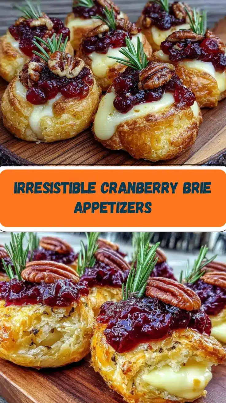 cranberry brie bites recipe