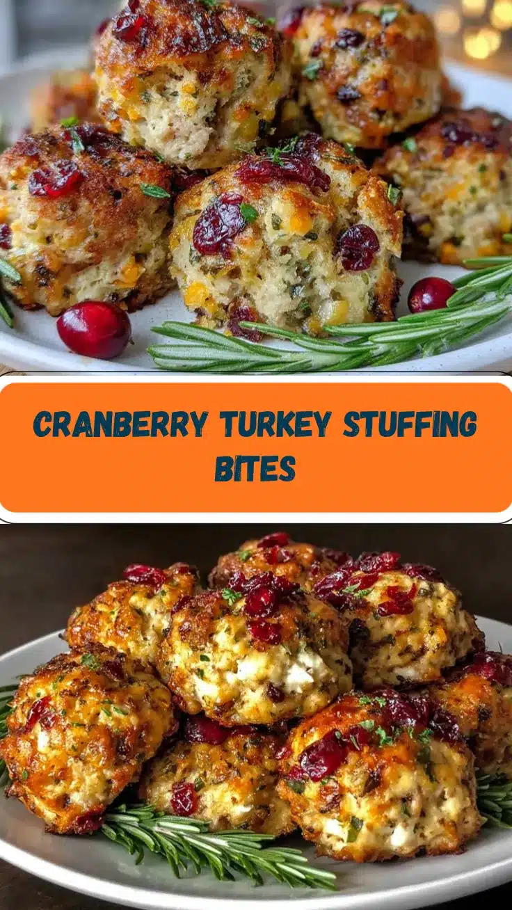 cranberry turkey stuffing balls recipe