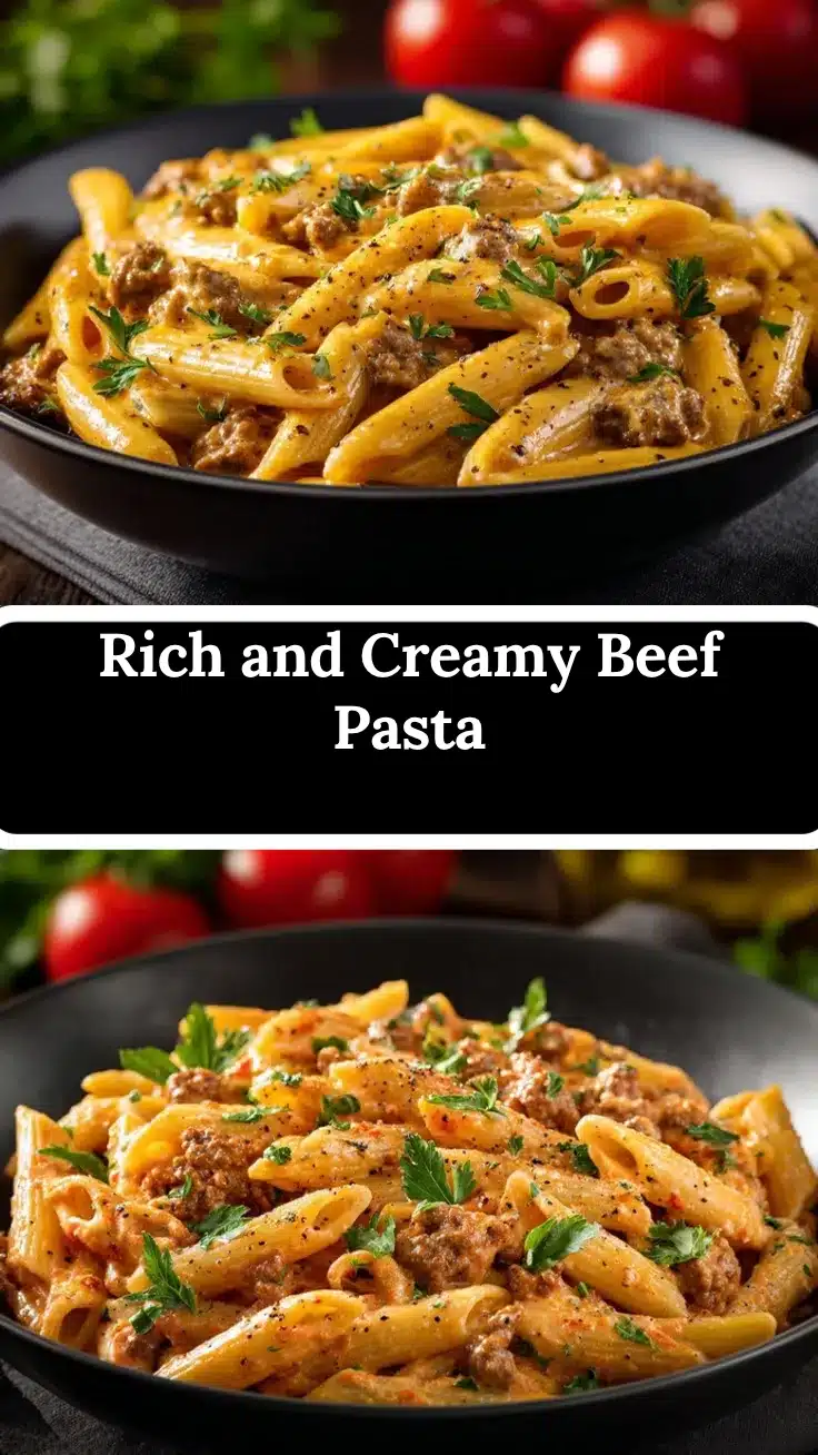 creamy beef pasta recipe