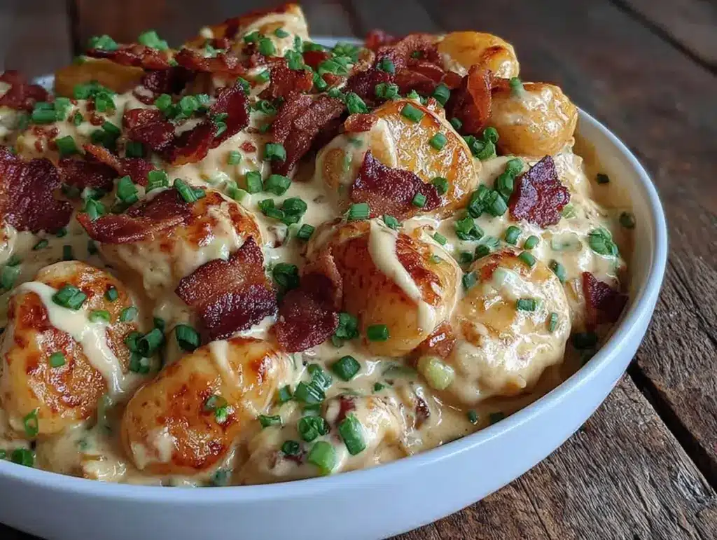 Creamy Crack Chicken Gnocchi - featured image