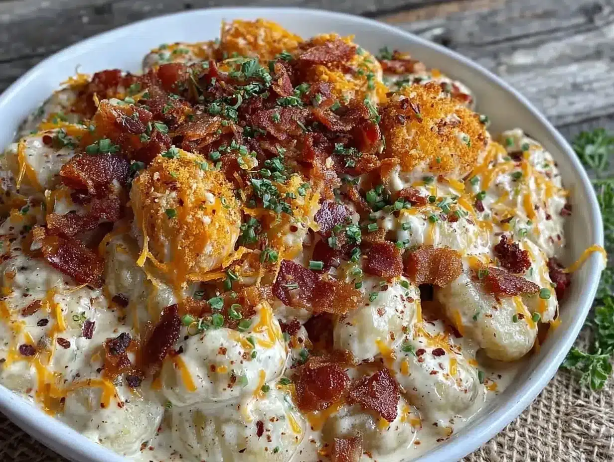 Creamy Crack Chicken Gnocchi preparation steps