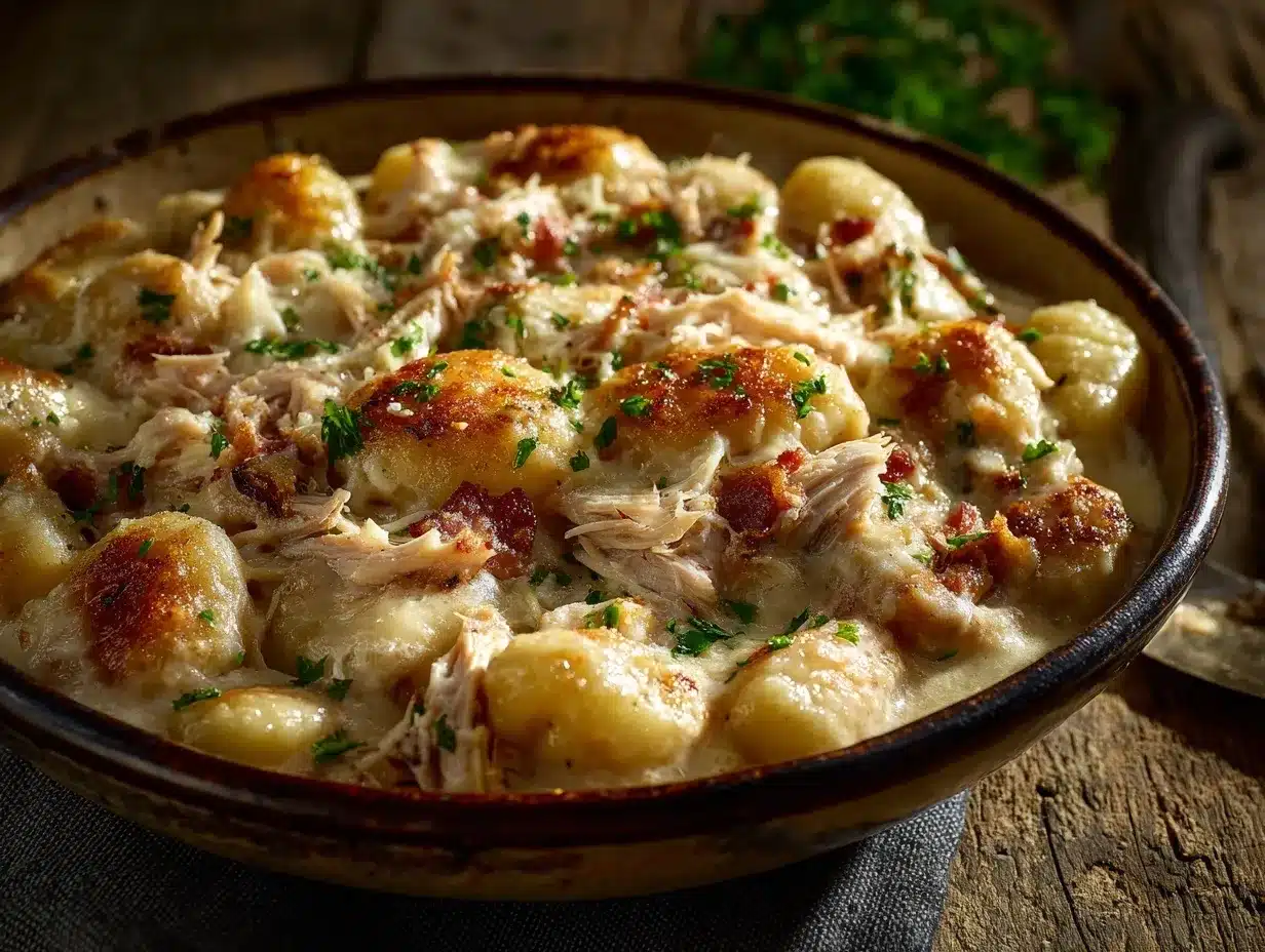 Creamy Crack Chicken Gnocchi preparation steps