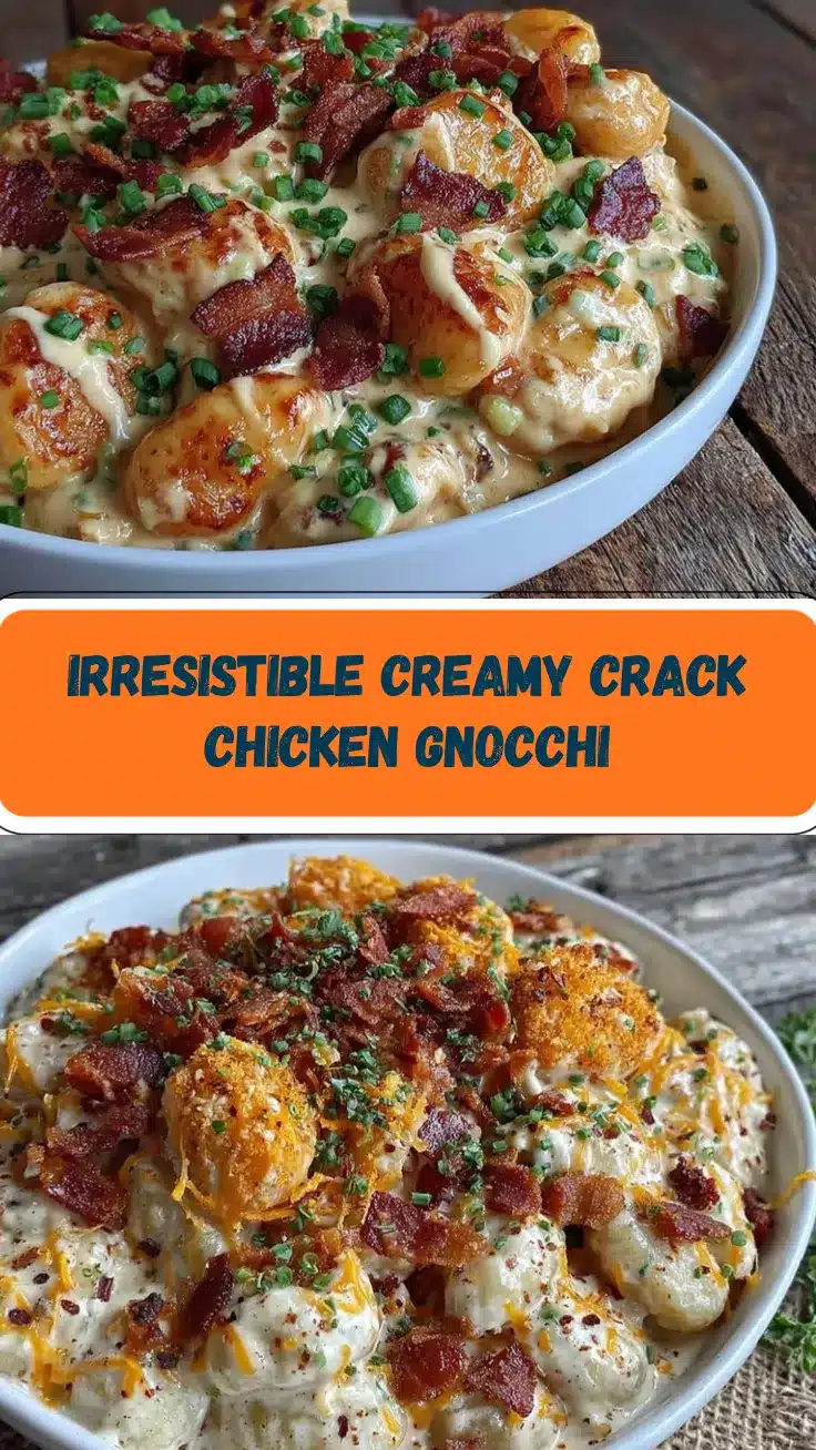 Creamy Crack Chicken Gnocchi recipe