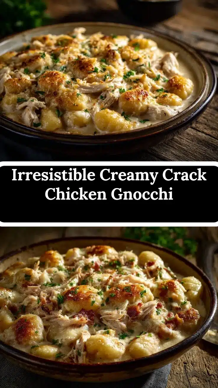 Creamy Crack Chicken Gnocchi recipe