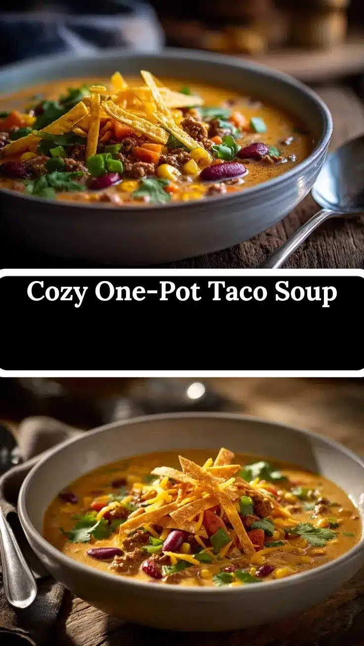 creamy taco soup recipe