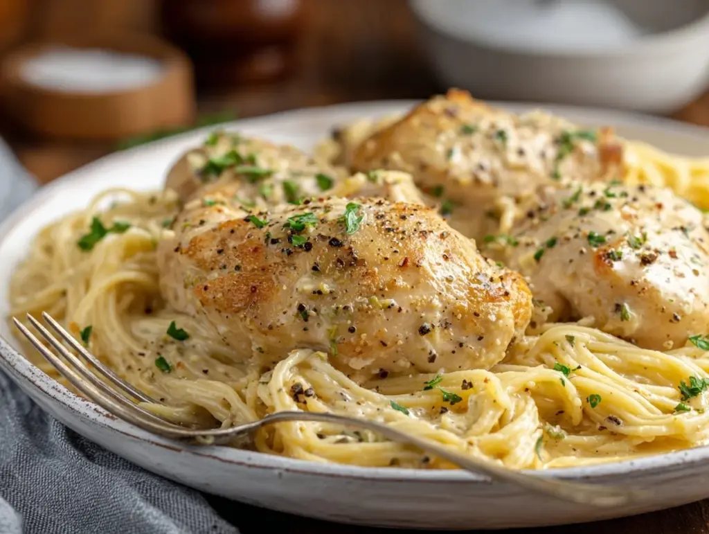 Crock Pot Angel Chicken - featured image