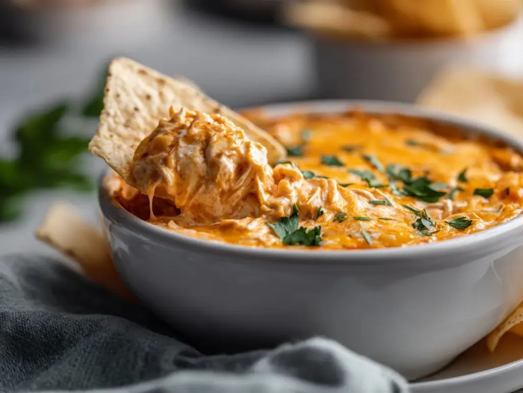 Crock Pot Buffalo Chicken Dip - featured image