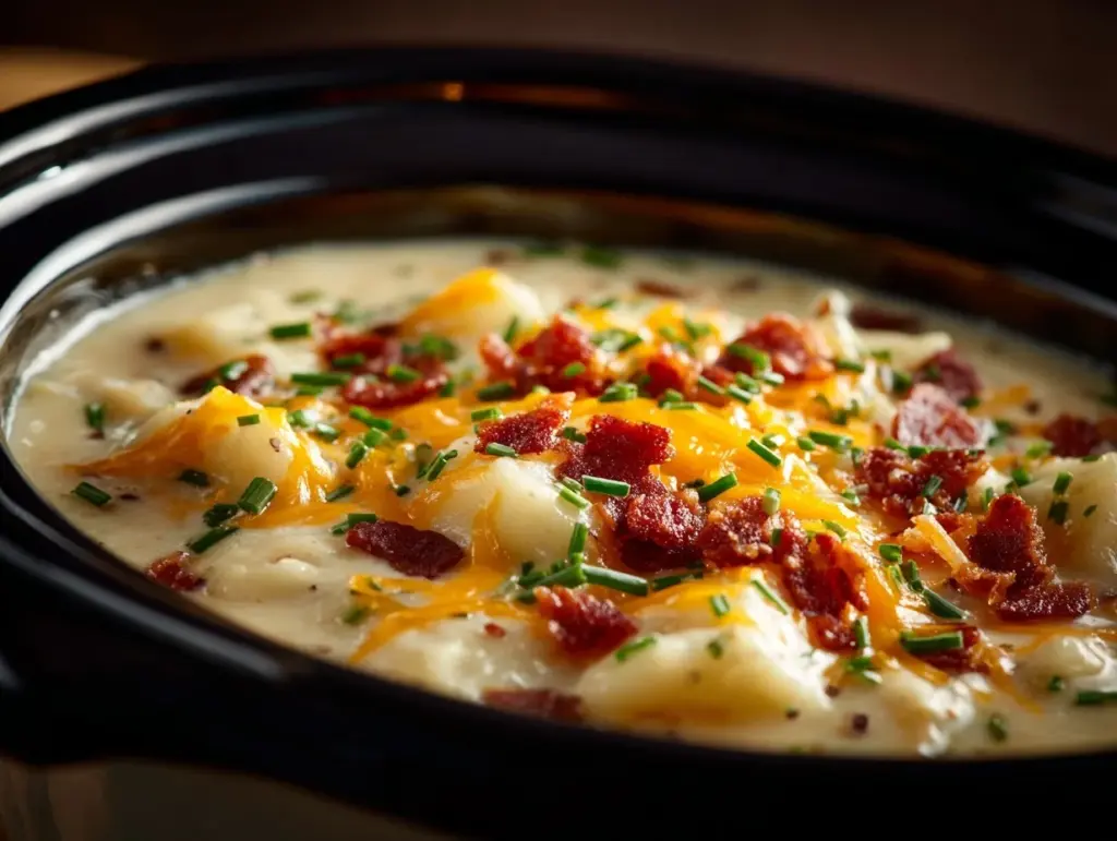 Crock Pot Crack Potato Soup - featured image
